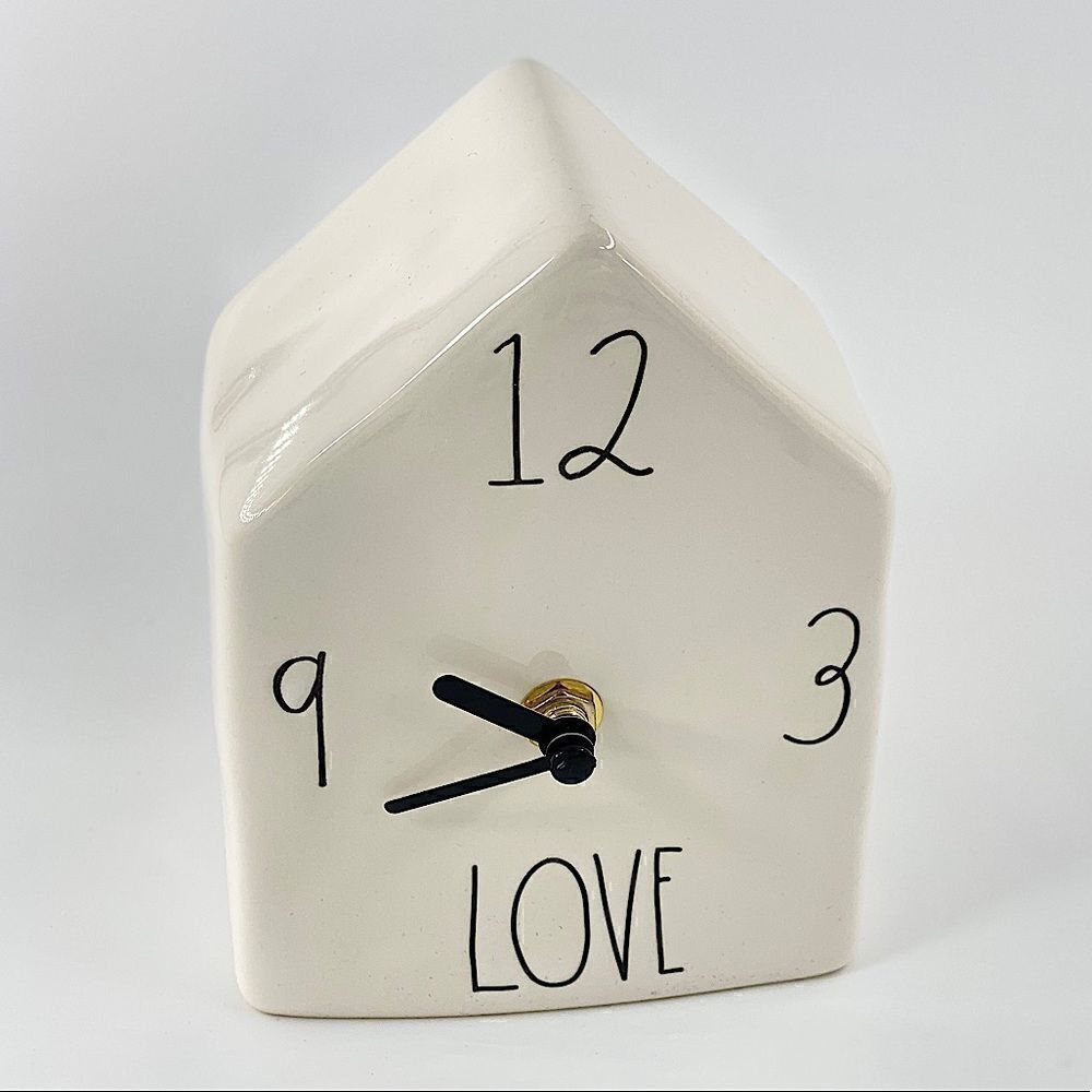 Rae Dunn by Magenta White Love Clock
